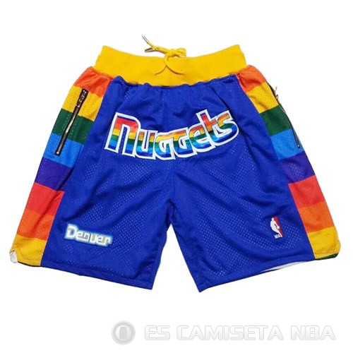 Pantalone Denver Nuggets Just Don Azul - Haga un click en la imagen para cerrar